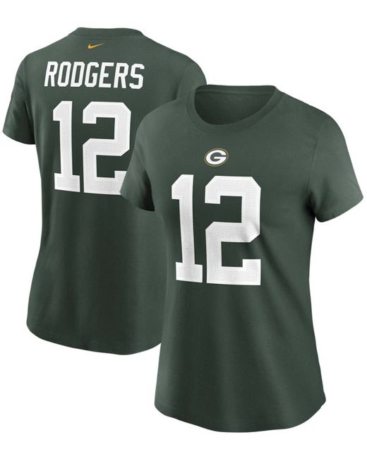 Nike Aaron Rodgers Bay Packers Name Number T-shirt