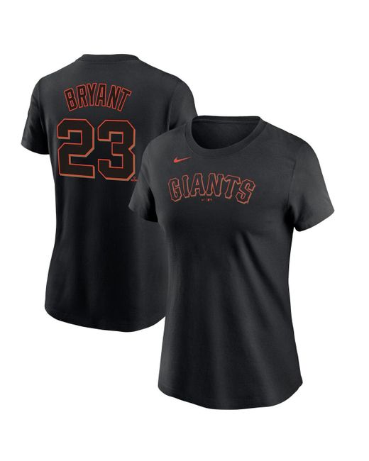 Nike Kris Bryant San Francisco Giants Name Number T-Shirt