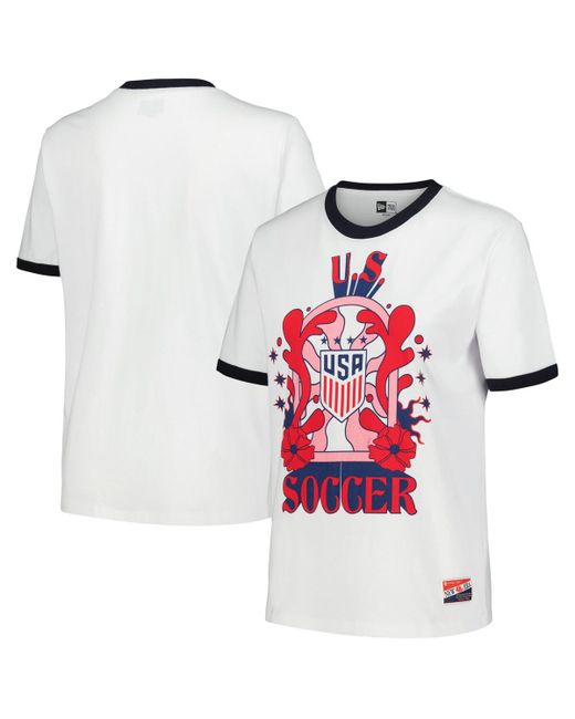 5th & Ocean by New Era Uswnt Throwback Ringer T-shirt