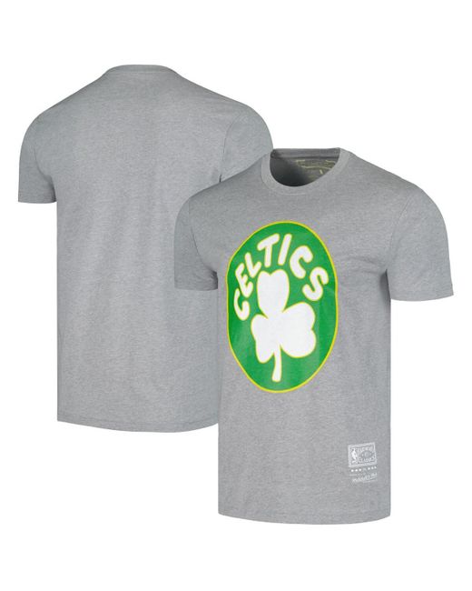 Mitchell & Ness and Boston Celtics Hardwood Classics Mvp Throwback Logo T-shirt