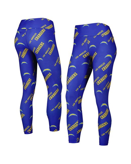 Concepts Sport Los Angeles Chargers Breakthrough Allover Print Lounge Leggings