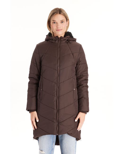 Modern Eternity Maternity Maternity Harper 3in1 Coat Cocoon Mid Thigh