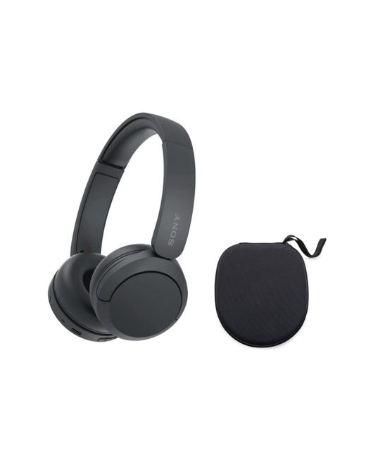 Sony Wh-CH520 Wireless Bluetooth On-Ear Headset with Hard Case