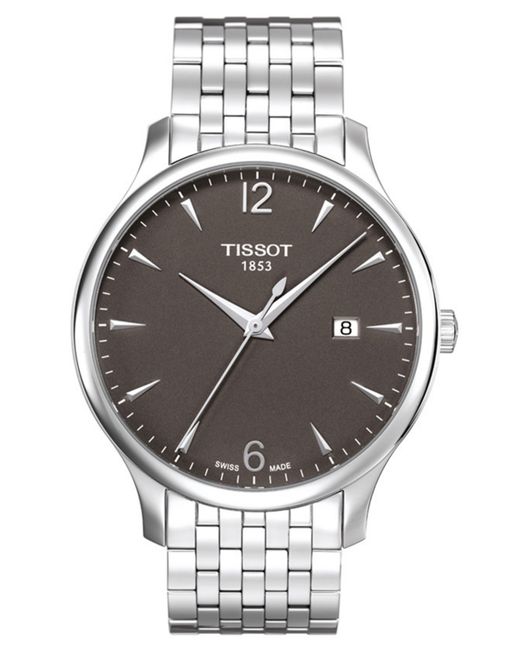 Tissot Swiss Tradition Stainless Steel Bracelet Watch 42mm