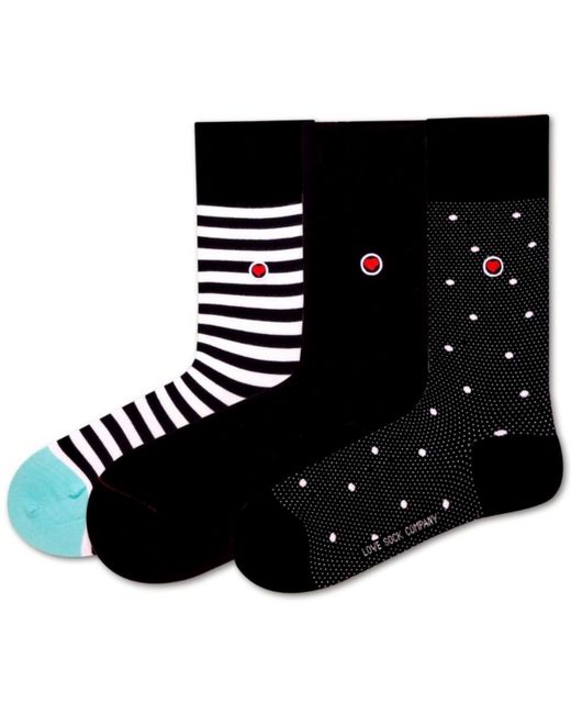 Love Sock Company Cotton Seamless Toe Trouser Socks 3 Pack