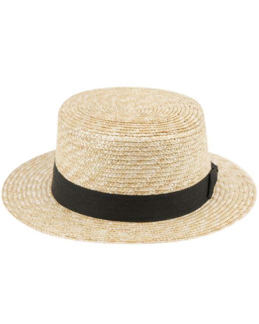 Epoch Hats Company Straw Skimmer Boater Hat