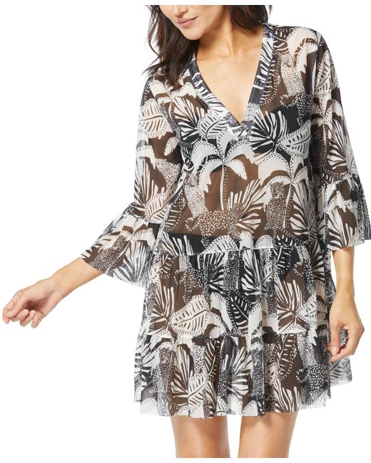 Coco Reef Enchant Printed Swim Cover-Up Dress