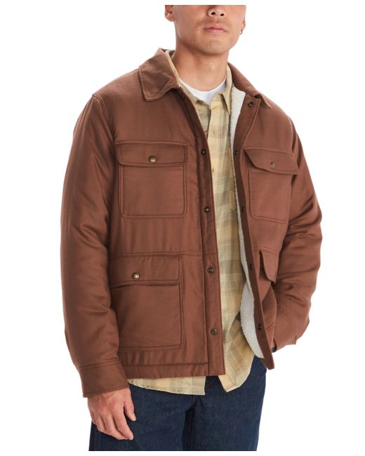 Marmot Ridgefield Fleece-Lined Flannel Shirt Jacket