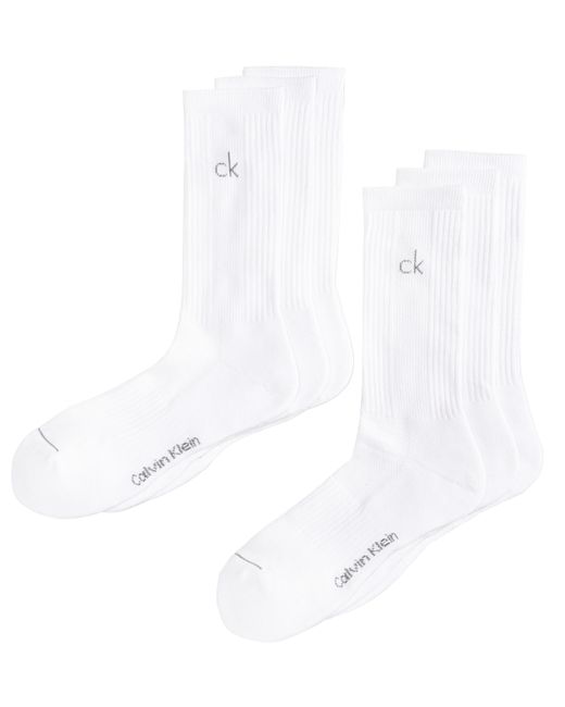Calvin Klein Athletic Performance Crew Socks 6-Pack