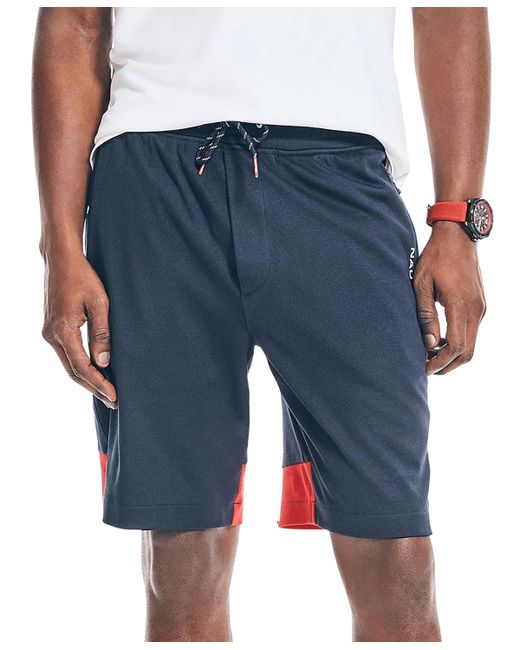 Nautica Competition Classic Fit Colorblocked Performance 9 Shorts