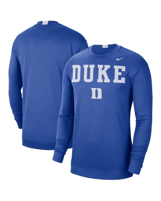 Nike Duke Devils 2021/22 Basketball Team Spotlight Performance Long Sleeve T-shirt