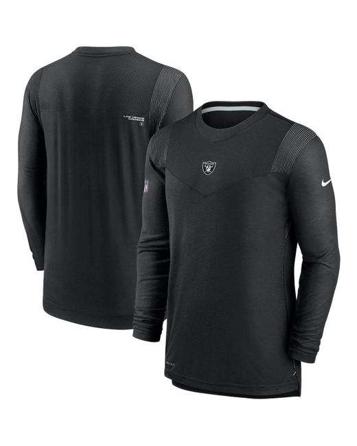 Nike Las Vegas Raiders Sideline Player Uv Performance Long Sleeve T-shirt