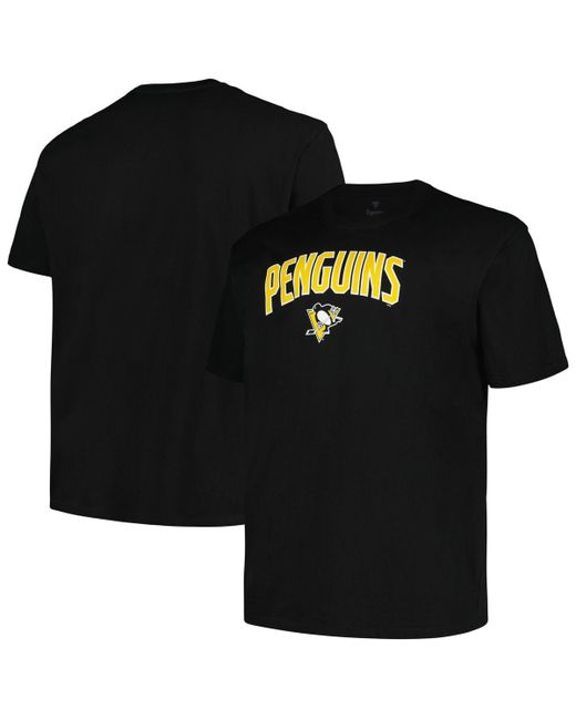 Profile Pittsburgh Penguins Big and Tall Arch Over Logo T-shirt