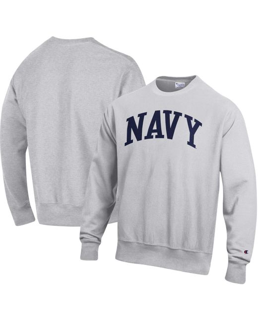 Champion Navy Midshipmen Arch Reverse Weave Pullover Sweatshirt