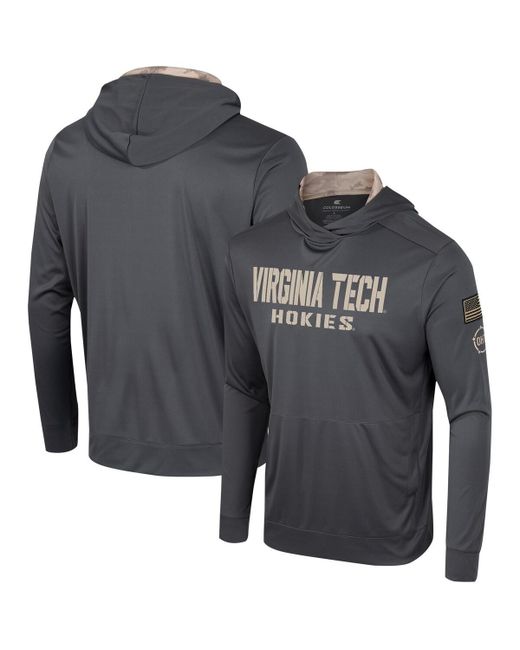 Colosseum Virginia Tech Hokies Oht Military-Inspired Appreciation Long Sleeve Hoodie T-shirt