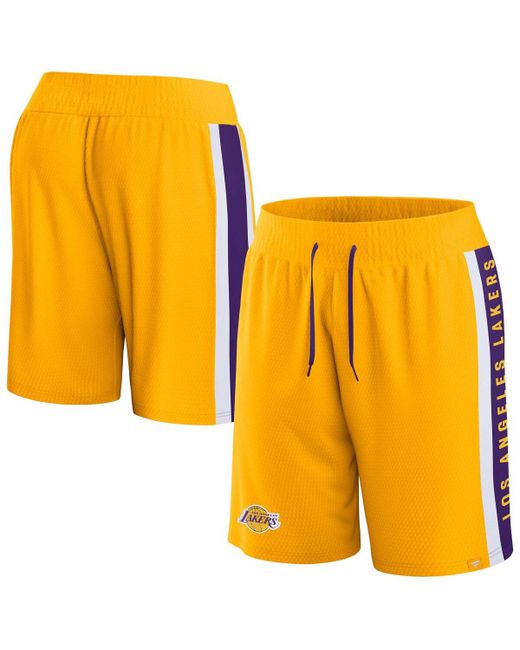 Fanatics Los Angeles Lakers Referee Iconic Mesh Shorts
