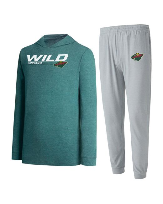 Concepts Sport Green Minnesota Wild Meter Pullover Sweatshirt and Jogger Pants Set