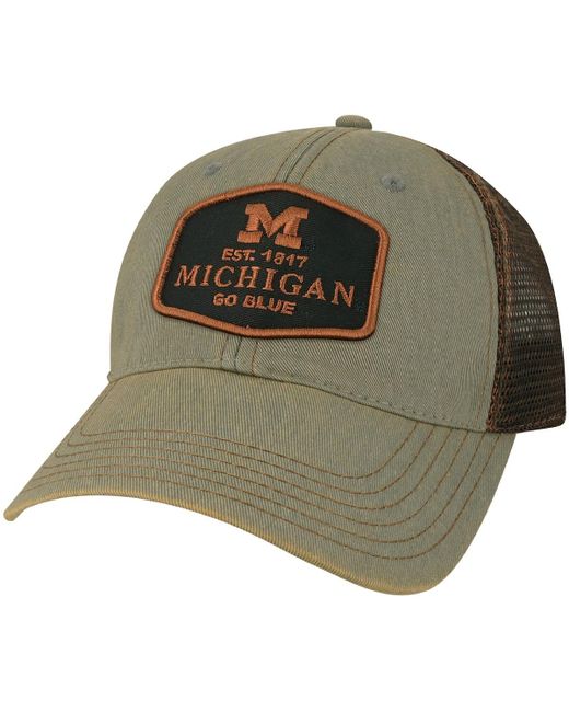 Legacy Athletic Michigan Wolverines Practice Old Favorite Trucker Snapback Hat