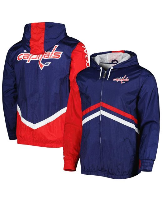 Mitchell & Ness Washington Capitals Undeniable Full-Zip Windbreaker Jacket