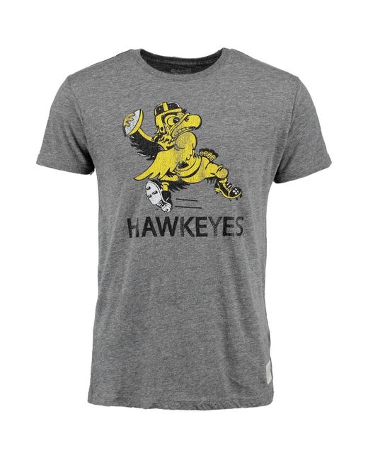 Original Retro Brand Iowa Hawkeyes Vintage-Inspired Tri-Blend T-shirt