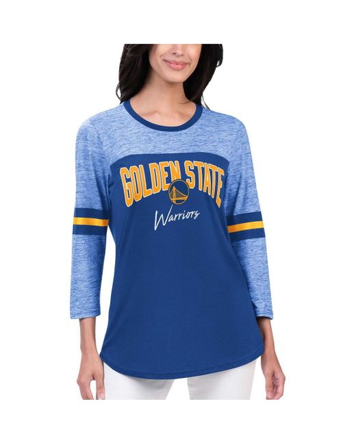 G-iii 4her By Carl Banks State Warriors Play the Game Three-Quarter Sleeve T-shirt