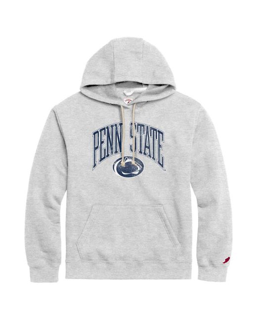 League Collegiate Wear Distressed Penn State Nittany Lions Tall Arch Essential Pullover Hoodie