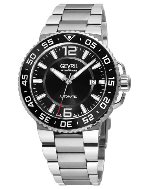Gevril Riverside Tone Stainless Steel Watch