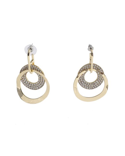 Sohi Metallic Drop Earrings