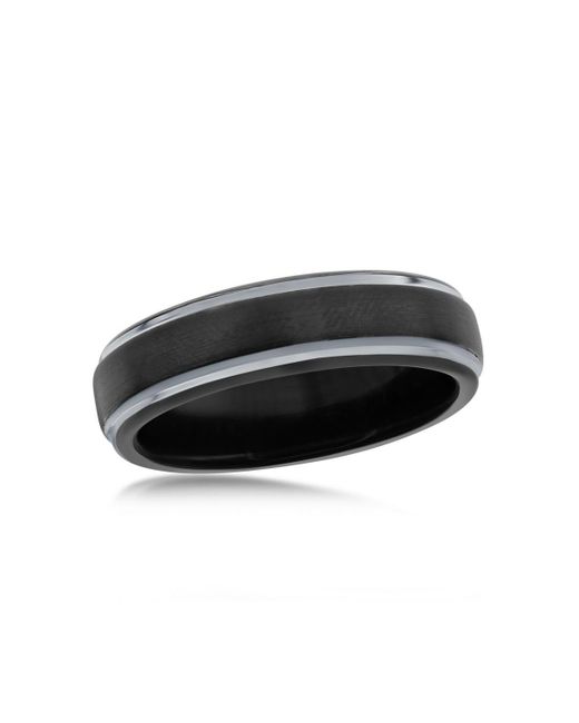 Metallo Black 6mm Ring