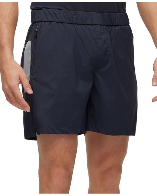 Hugo Boss Boss by Slim-Fit Water-Repellent Stretch Fabric Shorts