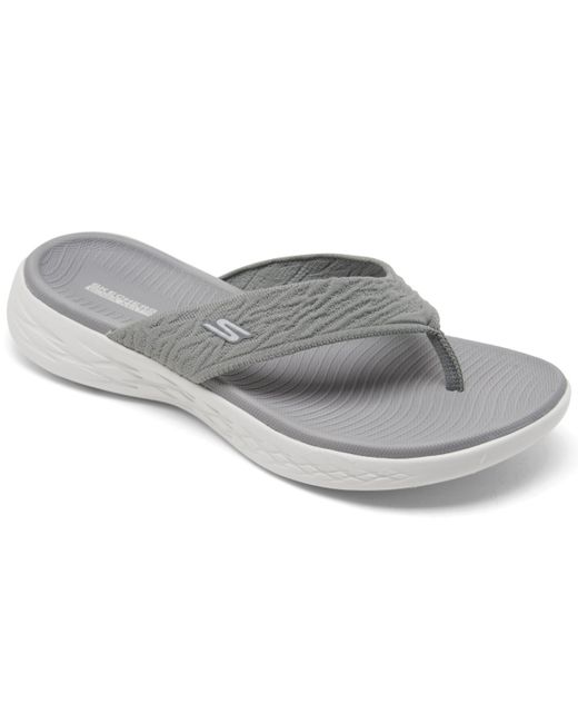 Skechers On The Go 600 Sunny Athletic Flip Flop Thong Sandals from Finish Line