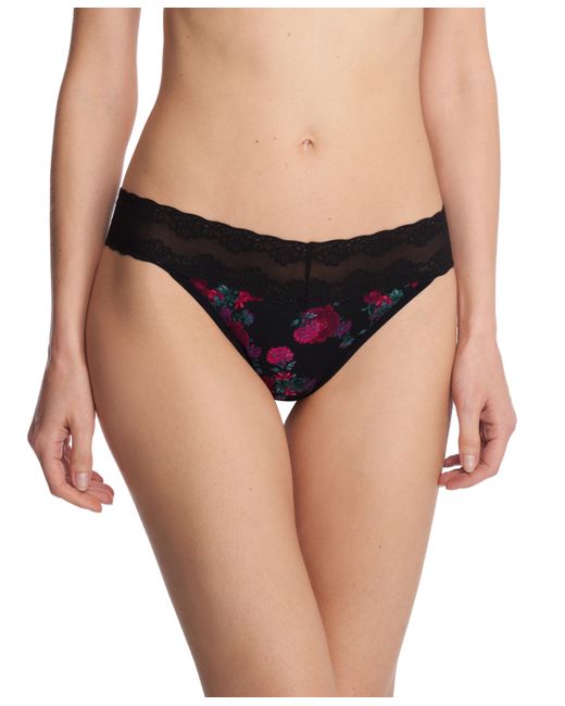 Natori Bliss Perfection Lace-Waist Thong Underwear