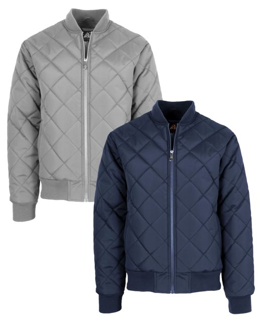 Spire By Galaxy Quilted Bomber Jacket Pack of 2