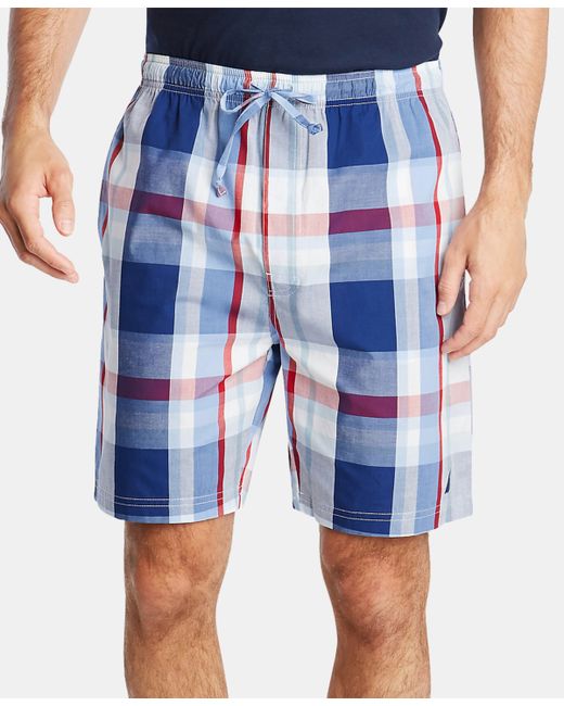 Nautica Cotton Plaid Pajama Shorts