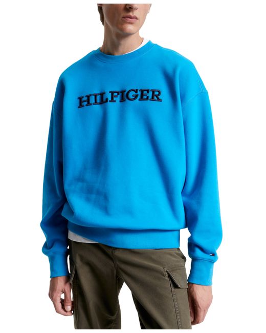 Tommy Hilfiger Embroidered Monotype Logo Fleece Sweatshirt