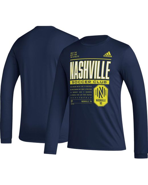 Adidas Nashville Sc Club Dna Long Sleeve T-shirt