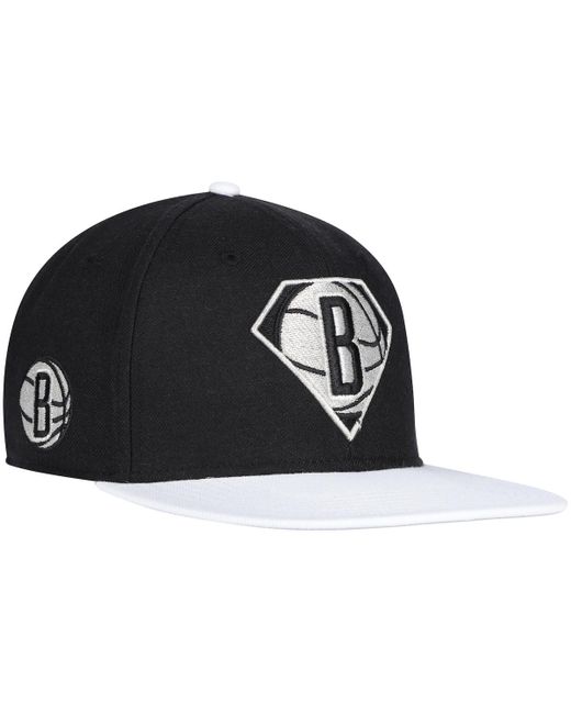 '47 Brand 47 White Brooklyn Nets 75Th Anniversary Carat Captain Snapback Hat