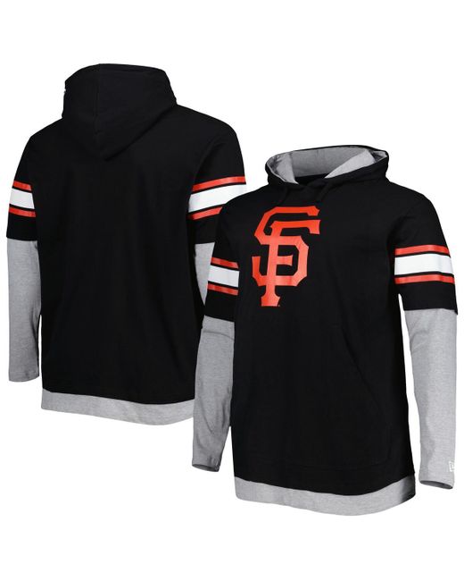 New Era San Francisco Giants Big and Tall Twofer Pullover Hoodie