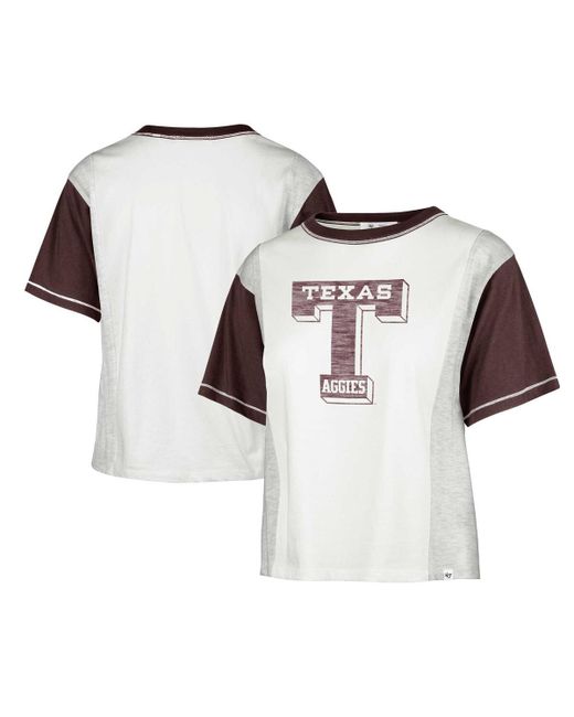 '47 Brand 47 Brand Distressed Texas AM Aggies Vault Premier Tilda T-shirt
