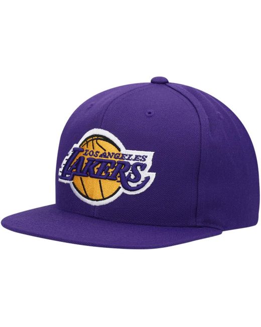 Mitchell & Ness Los Angeles Lakers Team Ground Snapback Hat