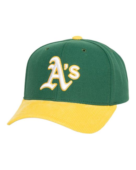 Mitchell & Ness Oakland Athletics Corduroy Pro Snapback Hat