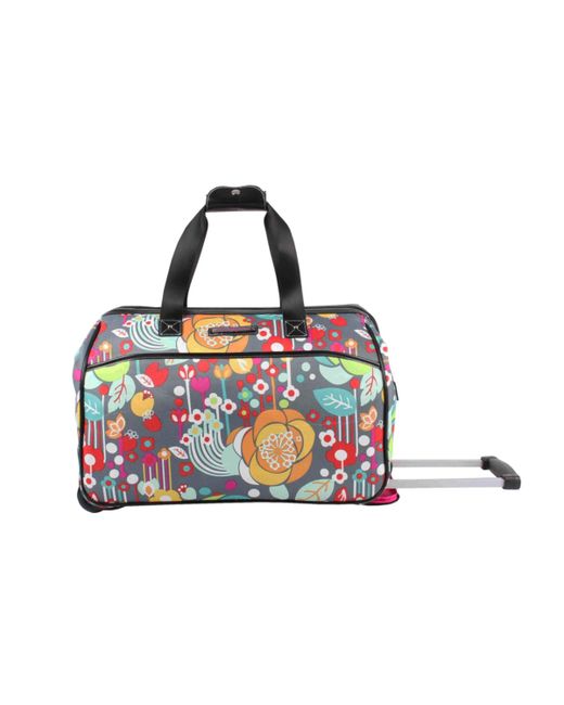 Lily Bloom Carry-On Softside Rolling Duffel Bag