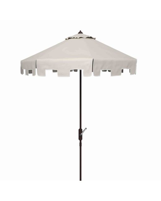 Safavieh Zimmerman 11 Market Umbrella White