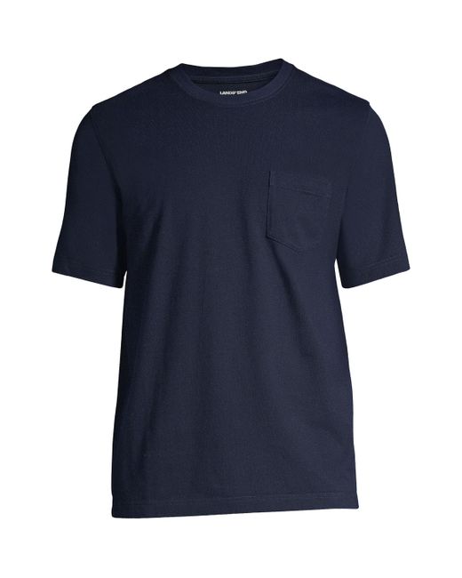 Lands' End Super-t Short Sleeve T-Shirt with Pocket