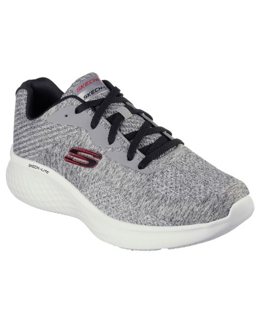 Skechers Skech-Lite Pro Faregrove Casual Sneakers from Finish Line Red