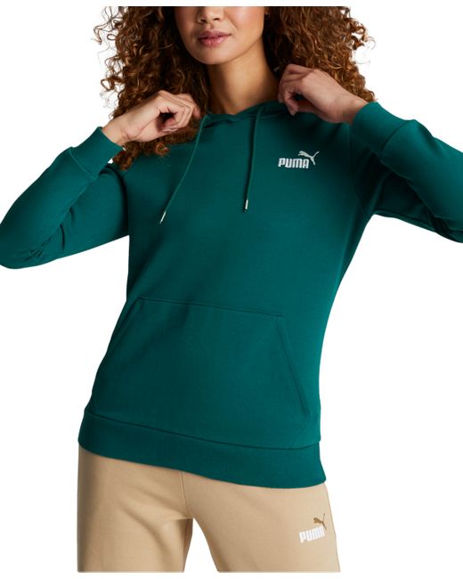 Puma Essentials Embroidered Hooded Fleece Sweatshirt