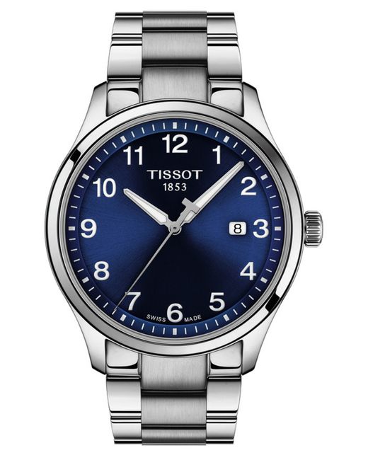 Tissot Swiss Gent Xl Stainless Steel Bracelet Watch 42mm