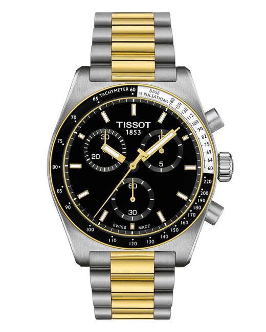 Tissot Swiss Automatic Chronograph Prs 516 Two-Tone Stainless Steel Bracelet Watch 40mm