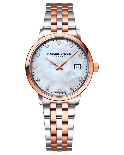 Raymond Weil Swiss Toccata Diamond-Accent Pvd Stainless Steel Bracelet Watch 29mm
