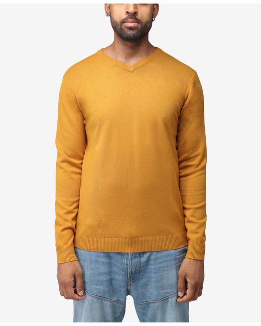 X-Ray Basic V-Neck Pullover Midweight Sweater